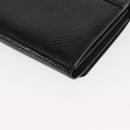 LOUIS VUITTON Epi Portefeuille Twist Wallet Black LV Auth 148555V-16
