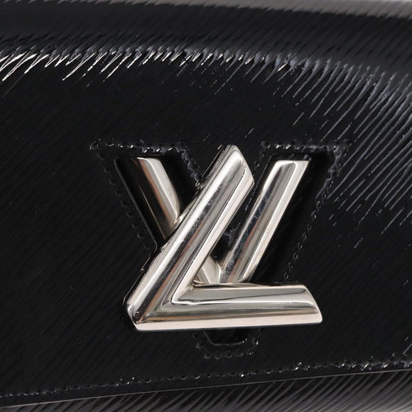 LOUIS VUITTON Epi Portefeuille Twist Wallet Black LV Auth 148555V