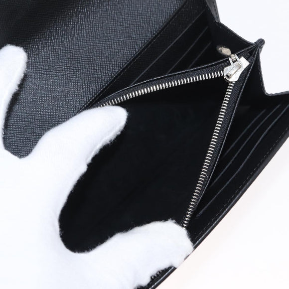 LOUIS VUITTON Epi Portefeuille Twist Wallet Black LV Auth 148555V
