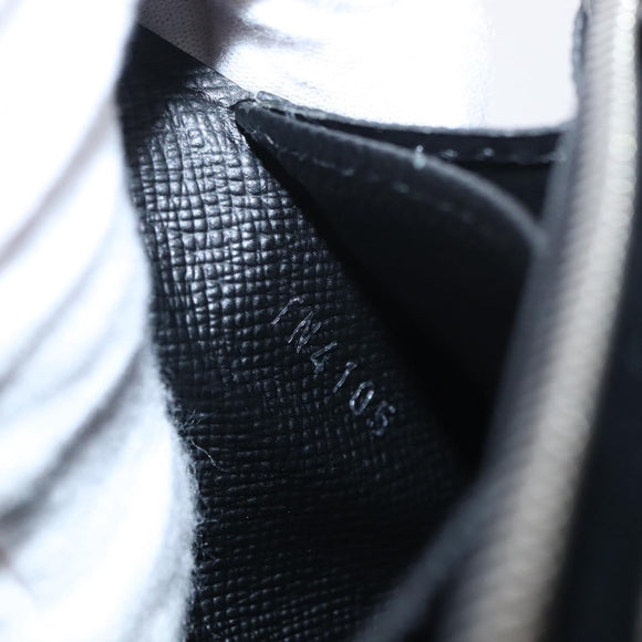 LOUIS VUITTON Epi Portefeuille Twist Wallet Black LV Auth 148555V
