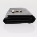 LOUIS VUITTON Epi Portefeuille Twist Wallet Black LV Auth 148555V-3