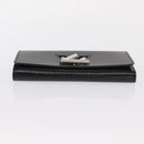 LOUIS VUITTON Epi Portefeuille Twist Wallet Black LV Auth 148555V-6