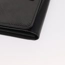 LOUIS VUITTON Epi Portefeuille Twist Wallet Black LV Auth 148555V-7