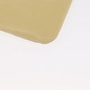 LOEWE Pouch Leather Beige Gold Auth 148556V-15