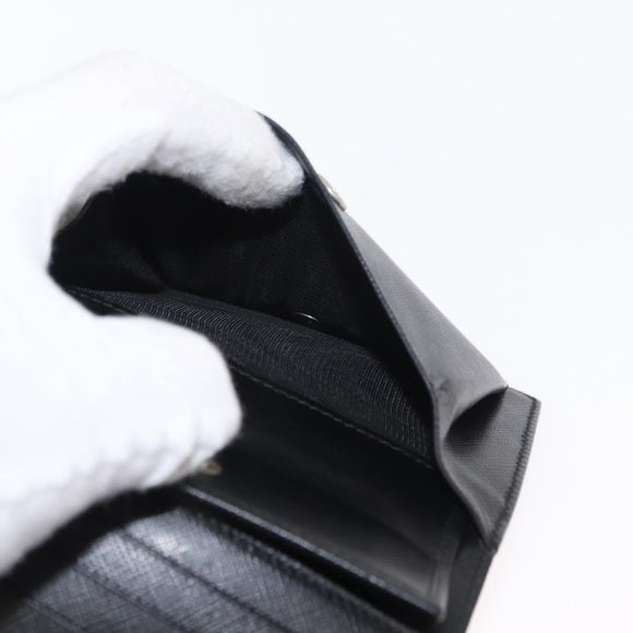 PRADA Wallet Nylon Black M176 Auth 148557V