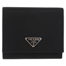 PRADA Wallet Nylon Black M176 Auth 148557V-13