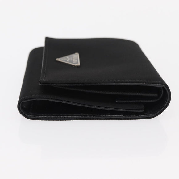 PRADA Wallet Nylon Black M176 Auth 148557V