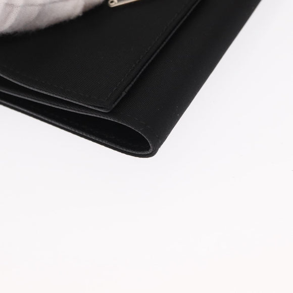 PRADA Wallet Nylon Black M176 Auth 148557V