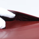 CARTIER Long Wallet Leather Bordeaux Gold Auth 148558V-15