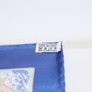 HERMES Carre 45 Scarf Silk Blue Auth 148560M-7