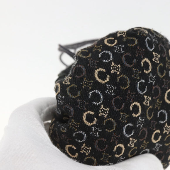 CELINE C Macadam Canvas Purse Pouch Navy Auth 148573V