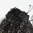 CELINE C Macadam Canvas Purse Pouch Navy Auth 148573V-6