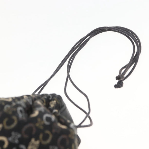 CELINE C Macadam Canvas Purse Pouch Navy Auth 148573V