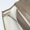 CHANEL Cambon Line Wallet Lamb Skin Brown CC Auth 148574-18