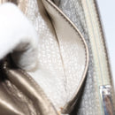 CHANEL Cambon Line Wallet Lamb Skin Brown CC Auth 148574-19