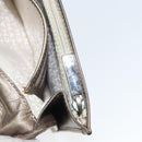 CHANEL Cambon Line Wallet Lamb Skin Brown CC Auth 148574-20