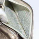 CHANEL Cambon Line Wallet Lamb Skin Brown CC Auth 148574-11