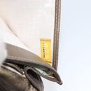 CHANEL Cambon Line Wallet Lamb Skin Brown CC Auth 148574-12