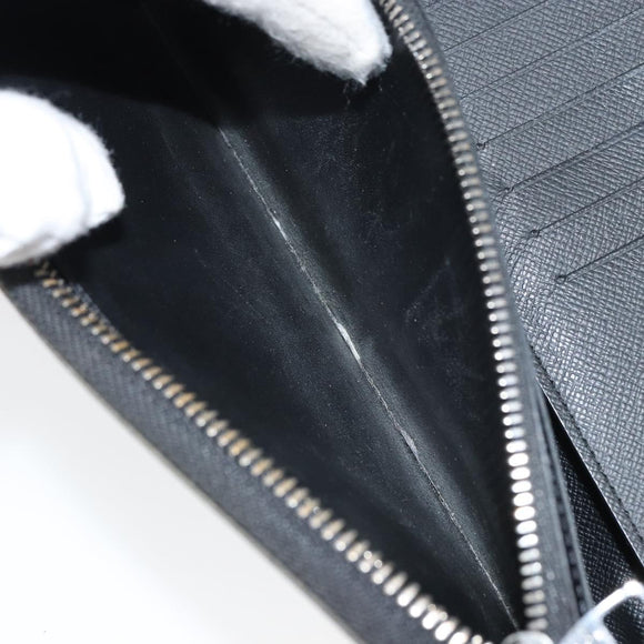 LOUIS VUITTON Monogram Eclipse Zippy Geldbörse Vertikal Geldbörse M62295 Auth 148576