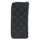 LOUIS VUITTON Monogram Eclipse Zippy Wallet Vertical Wallet M62295 Auth 148576-3