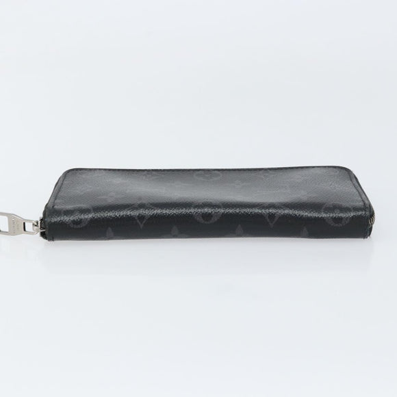 LOUIS VUITTON Monogram Eclipse Zippy Geldbörse Vertikal Geldbörse M62295 Auth 148576