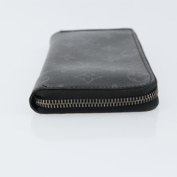 LOUIS VUITTON Monogram Eclipse Zippy Geldbörse Vertikal Geldbörse M62295 Auth 148576