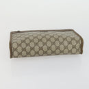 GUCCI GG Canvas Supreme clutch Tote Bag 4 Set Brown Beige Auth 148579-19