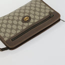 GUCCI GG Canvas Supreme clutch Tote Bag 4 Set Brown Beige Auth 148579-24