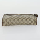 GUCCI GG Canvas Supreme clutch Tote Bag 4 Set Brown Beige Auth 148579-25