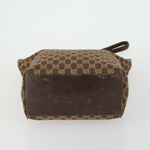 GUCCI GG Canvas Supreme clutch Tote Bag 4 Set Brown Beige Auth 148579