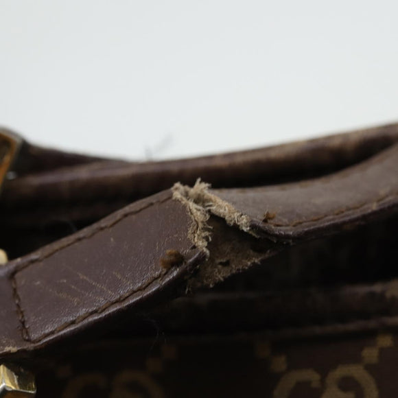 GUCCI GG Canvas Supreme clutch Tote Bag 4 Set Brown Beige Auth 148579