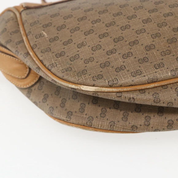 GUCCI Micro GG Supreme Web Sherry Line Bag PVC Beige 001 58 0918 Auth 148581