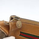 GUCCI Micro GG Supreme Web Sherry Line Bag PVC Beige 001 58 0918 Auth 148581-10