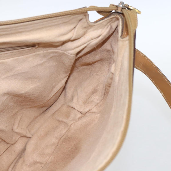 GUCCI Micro GG Supreme Web Sherry Line Bag PVC Beige 001 58 0918 Auth 148581