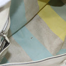 GUCCI Hand Bag Leather 2way White Silver 370830 Auth 148582-17