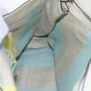 GUCCI Hand Bag Leather 2way White Silver 370830 Auth 148582-19