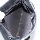 GUCCI GG Canvas Shoulder Bag Black Silver 27639 Auth 148585-17