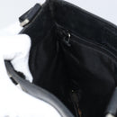 GUCCI GG Canvas Shoulder Bag Black Silver 27639 Auth 148585-19