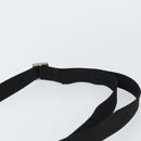 GUCCI GG Canvas Shoulder Bag Black Silver 27639 Auth 148585-8