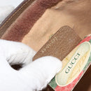 GUCCI GG Supreme Web Sherry Line Clutch Bag PVC Beige 89 01 033 Auth 148586-18