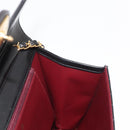 CHANEL Matelasse 25 Chain Shoulder Bag Lamb Skin Black Gold CC Auth 148589SM-24