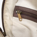 GUCCI GG Supreme Web Sherry Line Ophidia Hand Bag PVC Beige Gold Auth 148599SAM-27