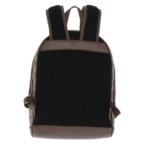 GUCCI GG Supreme Web Sherry Line Ophidia Hand Bag PVC Beige Gold Auth 148599SAM