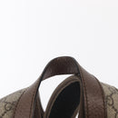 GUCCI GG Supreme Web Sherry Line Ophidia Hand Bag PVC Beige Gold Auth 148599SAM-15