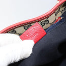 GUCCI Tote Bag Leather Red Gold 130736 Auth 148617-21