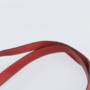 GUCCI Tote Bag Leather Red Gold 130736 Auth 148617-8