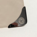 CHANEL Shoulder Bag Lamb Skin White Silver CC Auth 148619AV-22