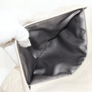 CHANEL Shoulder Bag Lamb Skin White Silver CC Auth 148619AV-24