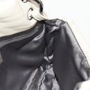 CHANEL Shoulder Bag Lamb Skin White Silver CC Auth 148619AV-27