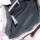 BALENCIAGA The City Hand Bag Leather 2way Purple 103208 Auth 148620V-20